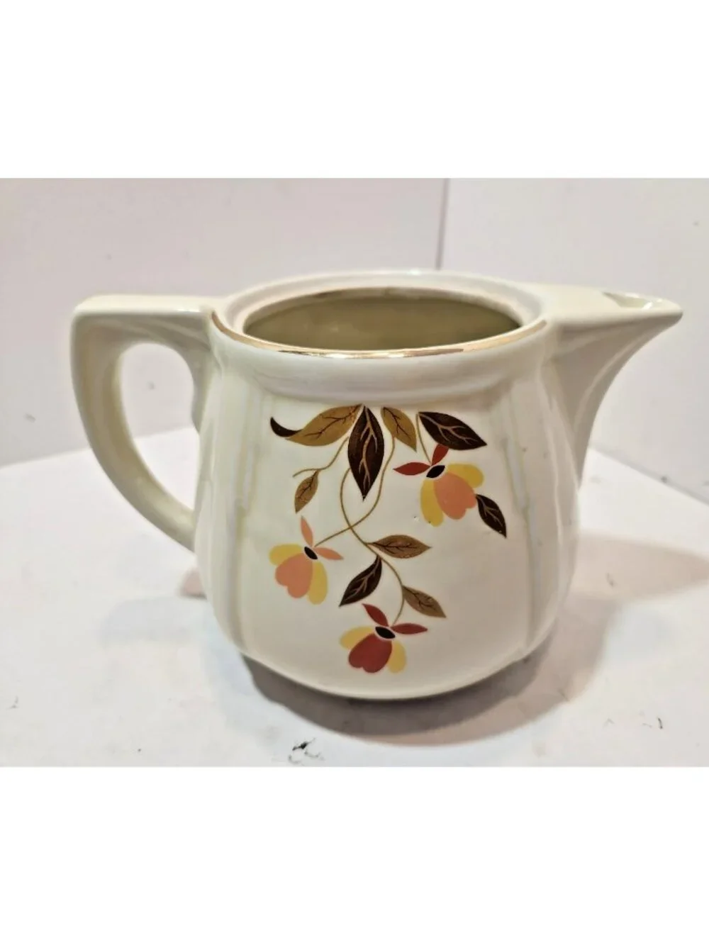Vtg  Hall's Autumn Leaf  Small Coffee Pot No Lid Mary Dunbar